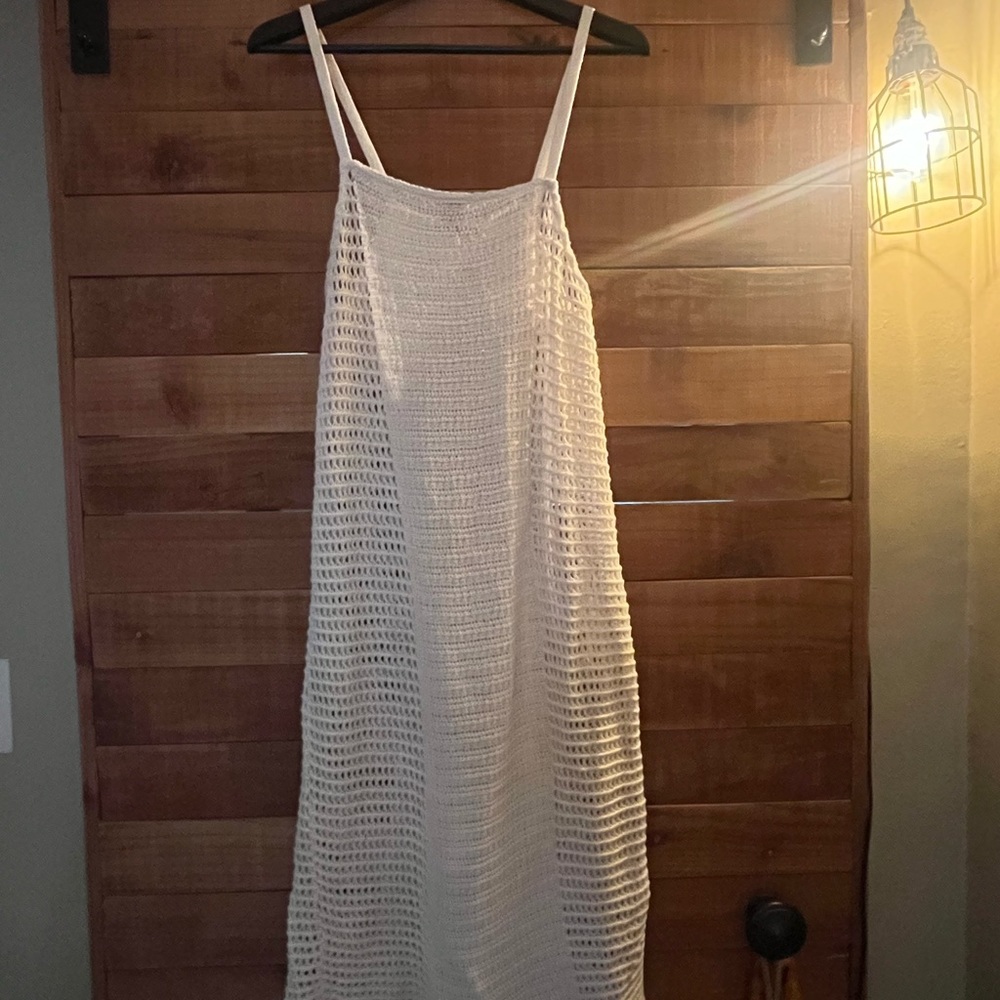 Zara : knit swim cover-up